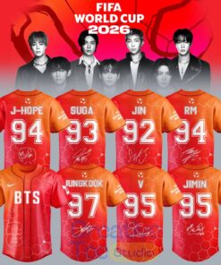 BTS x World Cup 2026 HexaPitch 26 Baseball Jersey BTS x World Cup 2026 HexaPitch 26 Baseball Jersey
