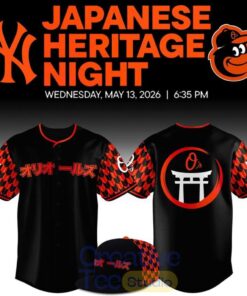 Baltimore Orioles Japanese Heritage Night 2026 Special Baseball Jersey