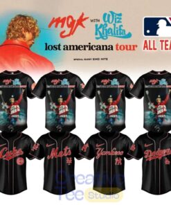Baseball All Teams x Machine Gun Kelly Lost Americana Tour 2026 Baseball Jersey
