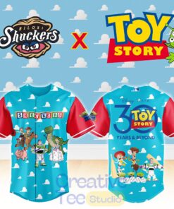 Biloxi Shuckers x Toy Story 30 Years & Beyond Baseball Jersey