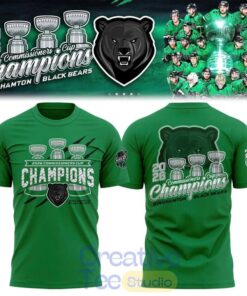 Binghamton Black Bears Back-To-Back Champs 2026 Tee Hoodie