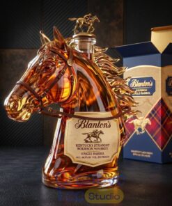 Blanton’s Bourbon “The Heritage” Sculptural Horse Head Whiskey Bottle