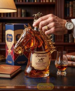 Blanton’s Bourbon “The Heritage” Sculptural Horse Head Whiskey Bottle
