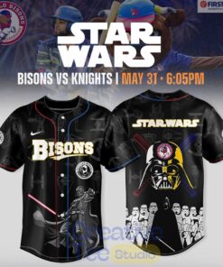 Buffalo Bisons x Star Wars Night Special Baseball Jersey