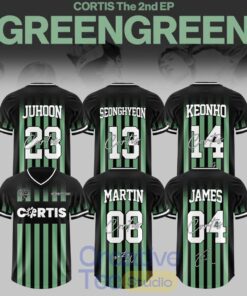 CORTIS The 2nd EP GREENGREEN Special Football Jersey CORTIS The 2nd EP GREENGREEN Special Football Jersey