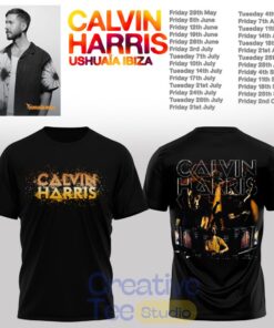 Calvin Harris Electronic Dance Music Festival Tour Tee Hoodie – Ibiza Summer Party DJ Fan Pullover Gift