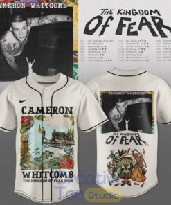 Cameron Whitcomb The Kingdom of Fear Tour 2026 Special Baseball Jersey
