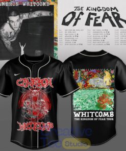Cameron Whitcomb The Kingdom of Fear Tour 2026 Special Baseball Jersey