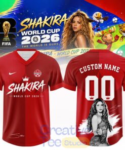 Canada National Team x Shakira World Cup 2026 Legacy Edition Custom Football Jersey