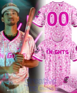 Charlotte Knights x Pink Knights 20th Anniversary Baseball Jersey