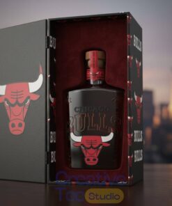 Chicago Bulls Windy City Jordan Era Whiskey Bottle