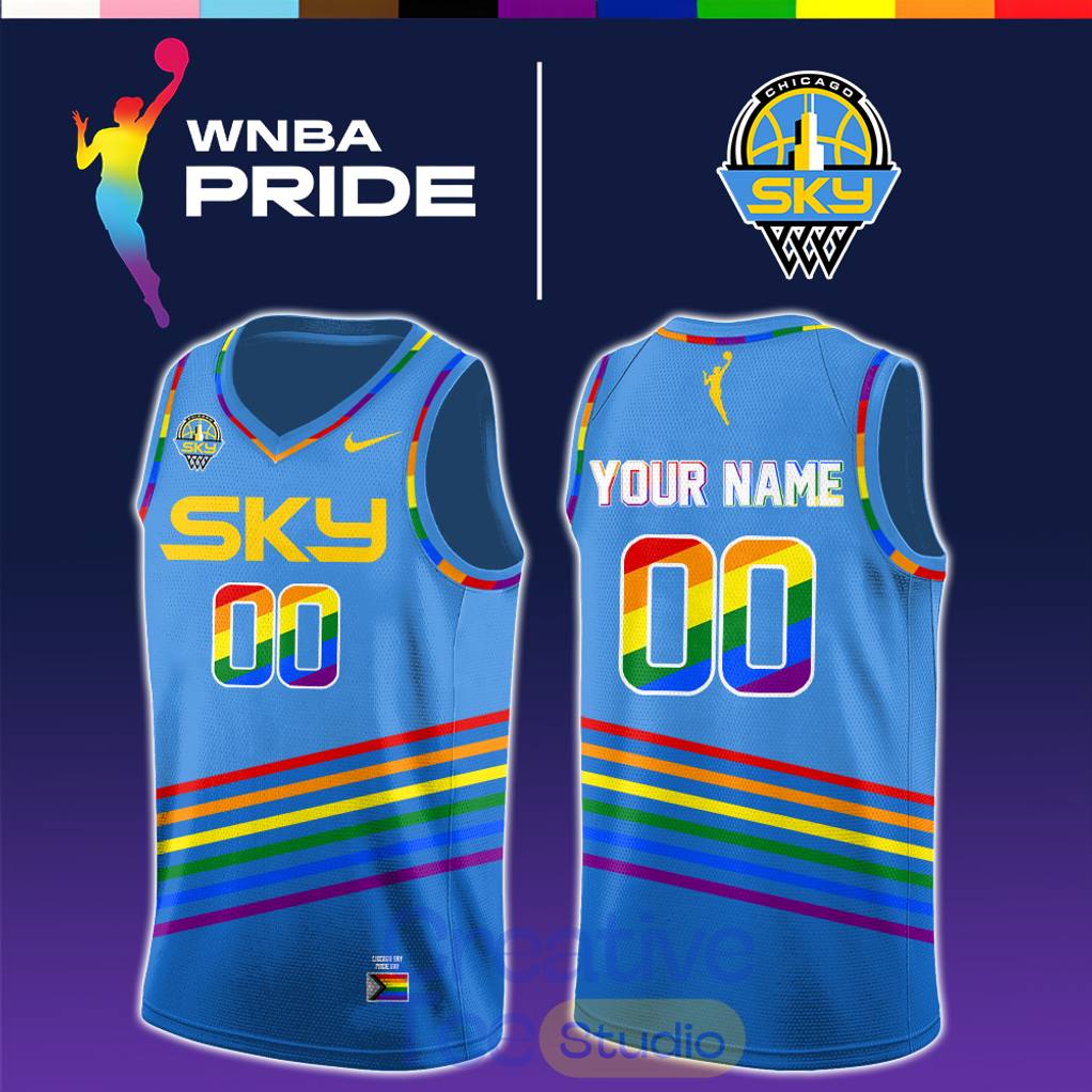 Chicago Sky x Pride Day 2026 Basketball Jersey Chicago Sky x Pride Day 2026 Basketball Jersey