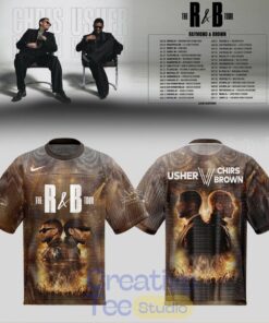 Chris Brown x Raymond Usher R&B Tour 2026 Mesh Jersey