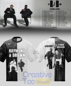 Chris Brown x Raymond Usher R&B Tour 2026 Mesh Jersey