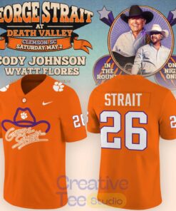 Clemson Tigers x George Strait “At Death Valley” 2026 Tour Football Jersey