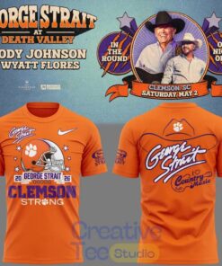 Clemson Tigers x George Strait Memorial Stadium 2026 Tour T-Shirt