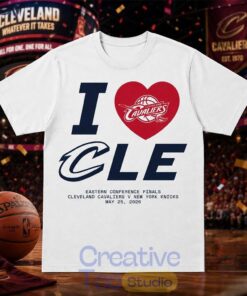 Cleveland Cavaliers Game 4 2026 I Love CLE Shirt