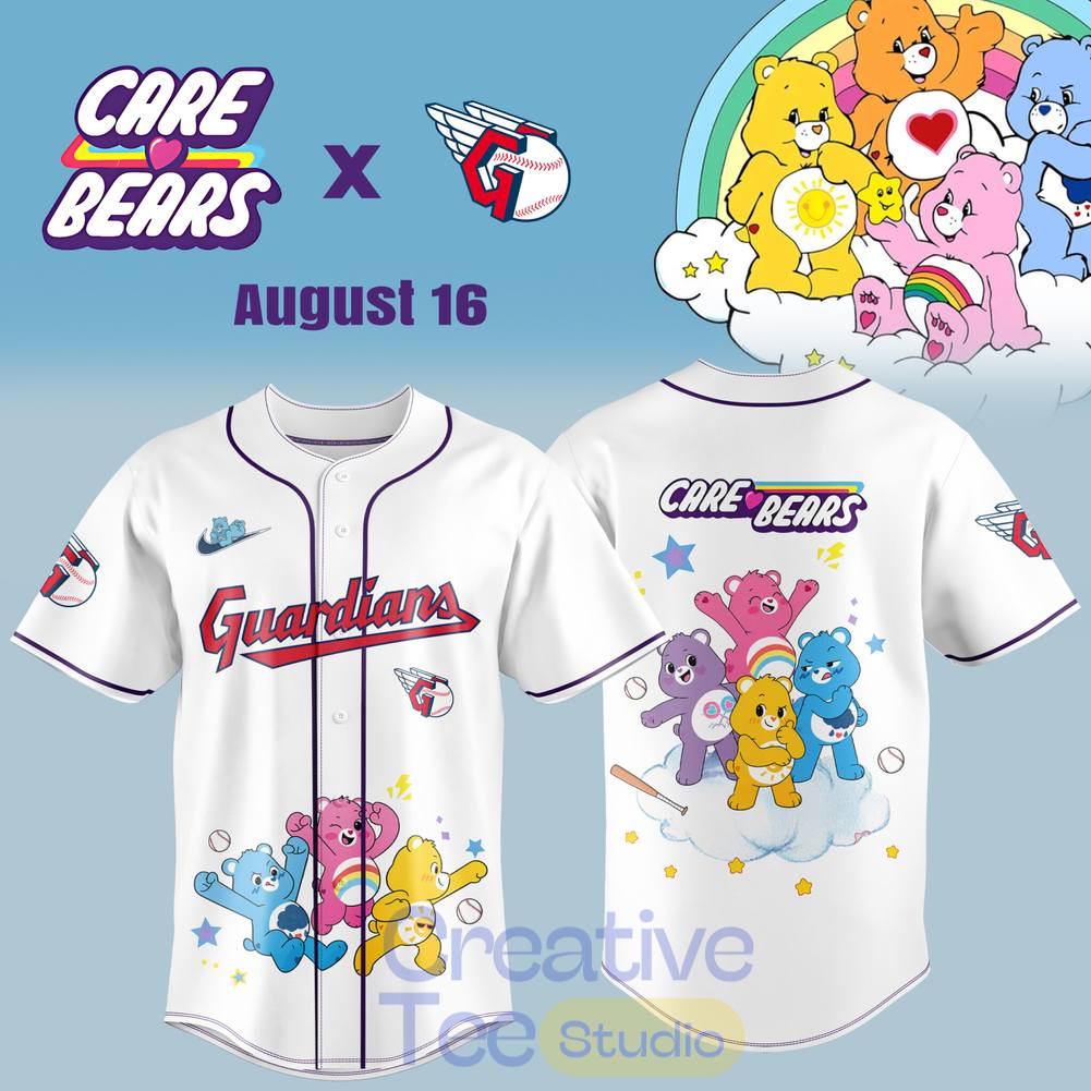 Cleveland Guardians x Care Bears Day Baseball Jersey Cleveland Guardians x Care Bears Day Baseball Jersey