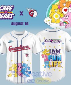 Cleveland Guardians x Care Bears Day Baseball Jersey