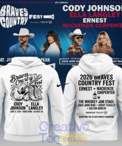 Cody Johnson x Ella Langley Braves Country Fest Tee Hoodie