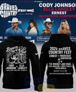 Cody Johnson x Ella Langley Braves Country Fest Tee Hoodie