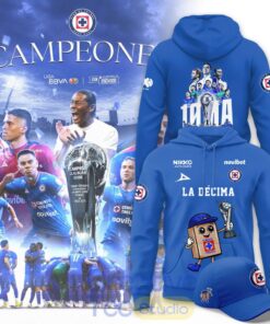 Cruz Azul La Décima Liga MX 2026 Hoodie
