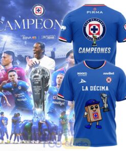 Cruz Azul La Décima Liga MX 2026 T-Shirt