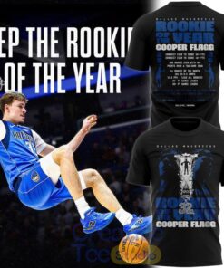 Dallas Mavericks Cooper Flagg 2026 ROOKIE OF THE YEAR Special Tee