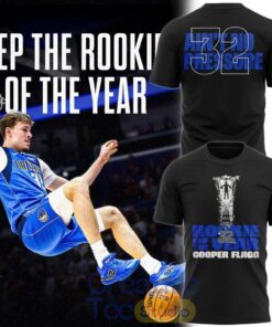 Dallas Mavericks Cooper Flagg 2026 ROOKIE OF THE YEAR Special Tee