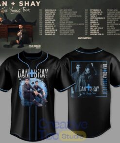 Dan + Shay ‘The Young Tour’ 2026 Special Baseball Jersey Dan + Shay ‘The Young Tour’ 2026 Special Baseball Jersey