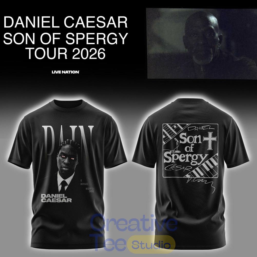 Daniel Caesar “Son of Spergy Tour” 2026 Shirt Daniel Caesar “Son of Spergy Tour” 2026 Shirt