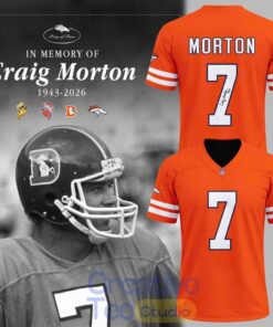 Denver Broncos Craig Morton Tribute Football Jersey