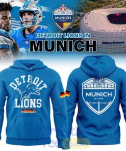 Detroit Lions NFL Munich Game 2026 Tee Hoodie