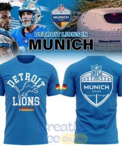 Detroit Lions NFL Munich Game 2026 Tee Hoodie