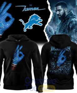 Detroit Lions x Drake Iceman Special Tee Hoodie
