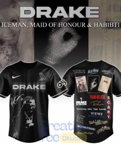 Drake Iceman Maid of Honour & Habibti Special Baseball Jersey Drake Iceman Maid of Honour & Habibti Special Baseball Jersey