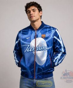 Drake Iceman x FC Barcelona 2026 Special Bomber Jacket