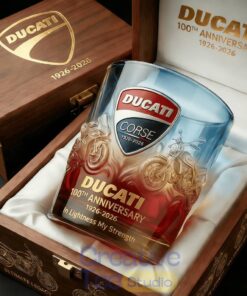 Ducati Corse 100th Anniversary Whiskey Glass