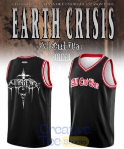 Earth Crisis 30 years of Gomorrah’s Season Ends Basketball Jersey
