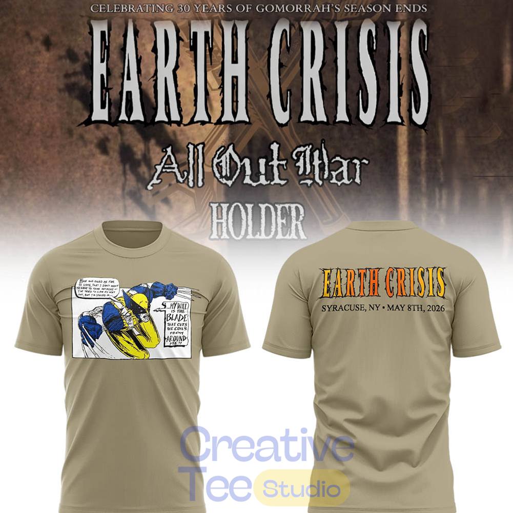 Earth Crisis 30 years of Gomorrah’s Season Ends T-Shirt Earth Crisis 30 years of Gomorrah’s Season Ends T-Shirt