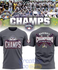 East Carolina Pirates 2026 American Baseball Champions T-Shirt
