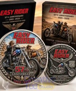 Easy Rider 57th Anniversary Chopper Commemorative Coin