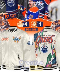 Edmonton Oilers 2026 Special New Bomber Jacket