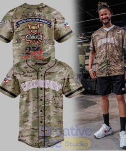 El Paso Chihuahuas x Military Appreciation Night 2026 Camo Baseball Jersey