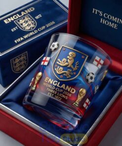 England FIFA World Cup 2026 “Three Lions” Commemorative Whiskey Glass