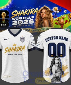 England National Team “Golden Lioness Rhythm” x Shakira World Cup 2026 Football Jersey