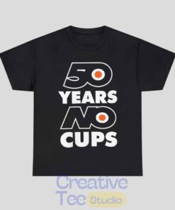 Erik Karlsson Philadelphia Flyers 50 Years No Cups T-Shirt Erik Karlsson Philadelphia Flyers 50 Years No Cups T-Shirt