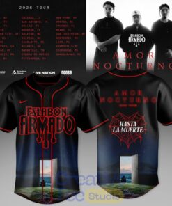 Eslabón Armado Amor Nocturno Tour 2026 Baseball Jersey