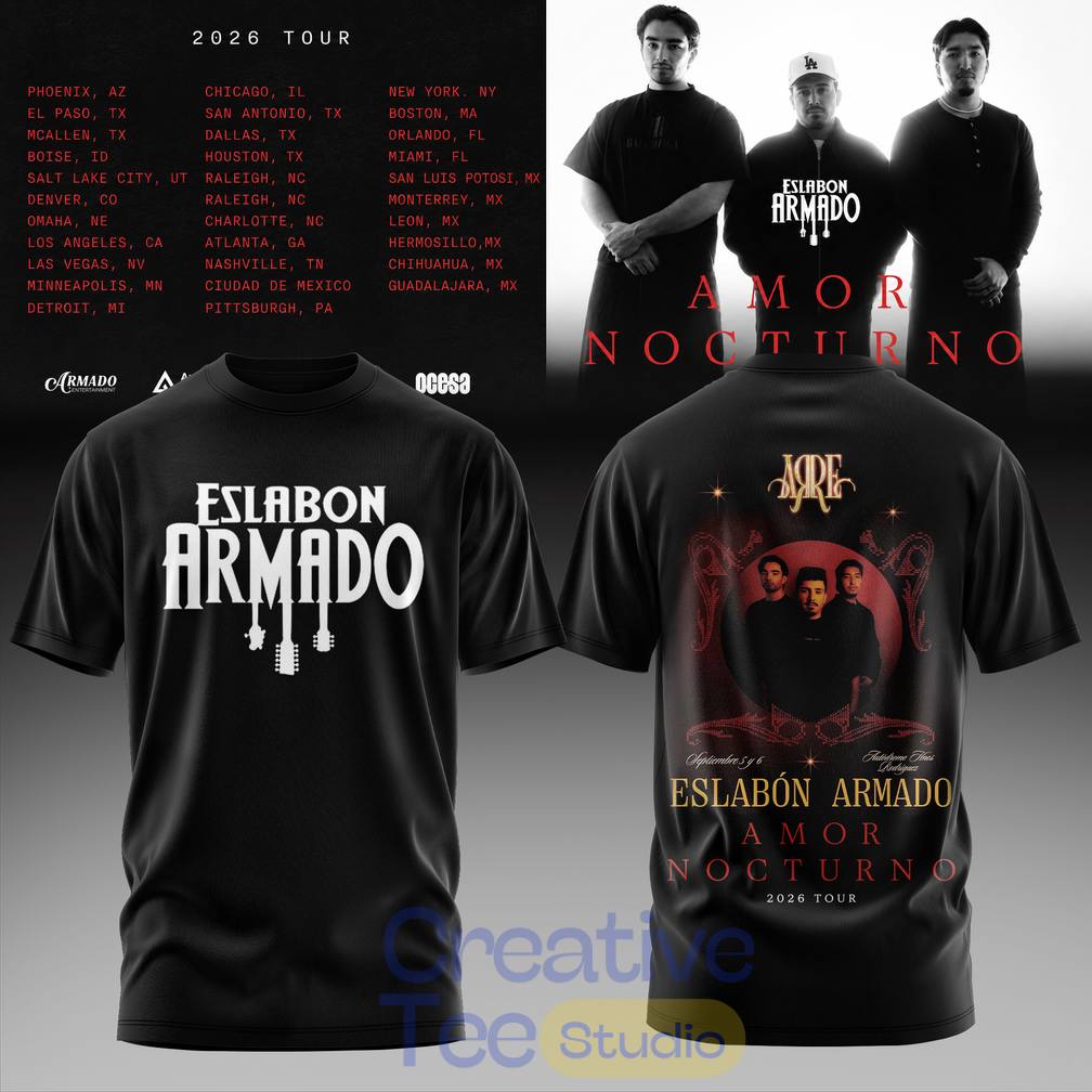 Eslabón Armado Amor Nocturno Tour 2026 Special Tee Hoodie Eslabón Armado Amor Nocturno Tour 2026 Special Tee Hoodie