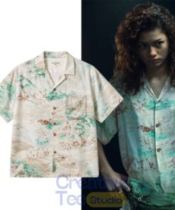 Euphoria Season 3 Zendaya Abstract Watercolor Hawaiian Shirt